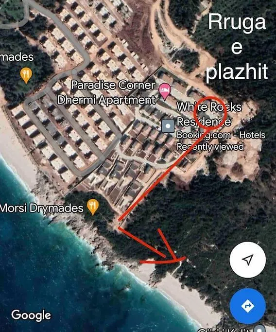 Cozy Beach Apartment - White Rocks Drymades Gjilek